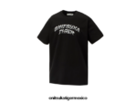 Onitsuka Tiger ropa 4P8D6N424 negro hombres camiseta gráfica - Image 3