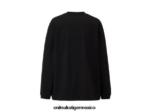Onitsuka Tiger ropa 4P8D6N426 negro hombres camiseta gráfica - Image 2