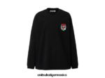 Onitsuka Tiger ropa 4P8D6N426 negro hombres camiseta gráfica