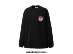 Onitsuka Tiger ropa 4P8D6N426 negro hombres camiseta gráfica - Image 3
