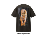 Onitsuka Tiger ropa 4P8D6N430 gris oscuro hombres camiseta gráfica - Image 2