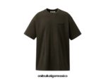 Onitsuka Tiger ropa 4P8D6N430 gris oscuro hombres camiseta gráfica