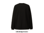 Onitsuka Tiger ropa 4P8D6N431 negro hombres camiseta gráfica - Image 2