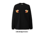 Onitsuka Tiger ropa 4P8D6N431 negro hombres camiseta gráfica