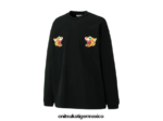 Onitsuka Tiger ropa 4P8D6N431 negro hombres camiseta gráfica - Image 3