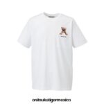 Onitsuka Tiger ropa 4P8D6N432 blanco hombres camiseta gráfica