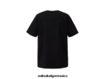 Onitsuka Tiger ropa 4P8D6N434 negro hombres camiseta gráfica - Image 2