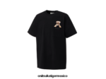 Onitsuka Tiger ropa 4P8D6N434 negro hombres camiseta gráfica - Image 3