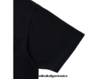 Onitsuka Tiger ropa 4P8D6N434 negro hombres camiseta gráfica - Image 5