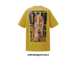 Onitsuka Tiger ropa 4P8D6N437 amarillo hombres camiseta gráfica - Image 2