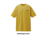 Onitsuka Tiger ropa 4P8D6N437 amarillo hombres camiseta gráfica