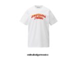 Onitsuka Tiger ropa 4P8D6N439 blanco hombres camiseta gráfica