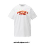 Onitsuka Tiger ropa 4P8D6N439 blanco hombres camiseta gráfica