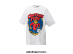 Onitsuka Tiger ropa 4P8D6N442 blanco hombres camiseta gráfica - Image 2
