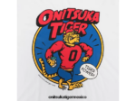 Onitsuka Tiger ropa 4P8D6N442 blanco hombres camiseta gráfica - Image 3