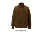 Onitsuka Tiger ropa 4P8D6N445 aceituna hombres cazadora holgada