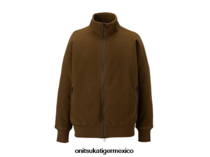 Onitsuka Tiger ropa 4P8D6N445 aceituna hombres cazadora holgada