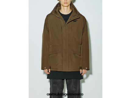 Onitsuka Tiger ropa 4P8D6N446 aceituna hombres chaqueta de plumas