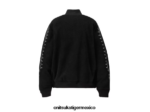 Onitsuka Tiger ropa 4P8D6N447 blanco negro hombres chaqueta - Image 2