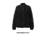 Onitsuka Tiger ropa 4P8D6N447 blanco negro hombres chaqueta
