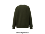 Onitsuka Tiger ropa 4P8D6N450 caqui hombres sudadera - Image 2