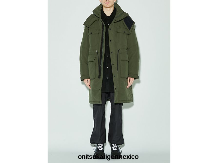 onitsuka_tiger_ropa_4p8d6n452_caqui_hombres_abrigo.jpg Onitsuka Tiger ropa 4P8D6N452 caqui hombres abrigo - Image 1