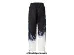 Onitsuka Tiger ropa 4P8D6N459 azul negro hombres pantalones de chándal - Image 14