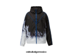Onitsuka Tiger ropa 4P8D6N461 azul negro hombres chaqueta de chándal p