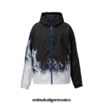 Onitsuka Tiger ropa 4P8D6N461 azul negro hombres chaqueta de chándal p