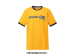 Onitsuka Tiger ropa 4P8D6N468 amarillo unisexo camiseta gráfica