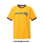 Onitsuka Tiger ropa 4P8D6N468 amarillo unisexo camiseta gráfica