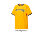 Onitsuka Tiger ropa 4P8D6N468 amarillo unisexo camiseta gráfica - Image 4