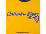 Onitsuka Tiger ropa 4P8D6N468 amarillo unisexo camiseta gráfica - Image 5