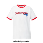 Onitsuka Tiger ropa 4P8D6N469 blanco unisexo camiseta gráfica