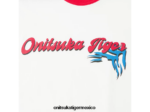 Onitsuka Tiger ropa 4P8D6N469 blanco unisexo camiseta gráfica - Image 4