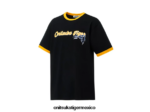 Onitsuka Tiger ropa 4P8D6N471 negro unisexo camiseta gráfica - Image 5
