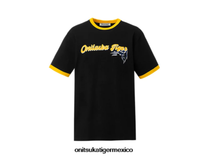 Onitsuka Tiger ropa 4P8D6N471 negro unisexo camiseta gráfica