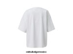 Onitsuka Tiger ropa 4P8D6N477 blanco hombres top de manga corta - Image 2
