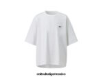 Onitsuka Tiger ropa 4P8D6N477 blanco hombres top de manga corta
