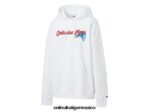 Onitsuka Tiger ropa 4P8D6N478 blanco unisexo sudadera con capucha - Image 4
