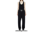 Onitsuka Tiger ropa 4P8D6N512 negro mujer pantalones de punto - Image 4
