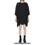 Onitsuka Tiger ropa 4P8D6N586 negro mujer mini vestido ws