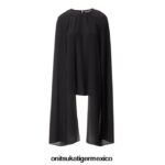 Onitsuka Tiger ropa 4P8D6N588 negro mujer estaba arriba