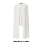 Onitsuka Tiger ropa 4P8D6N589 blanco mujer camisa