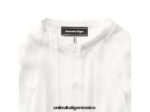 Onitsuka Tiger ropa 4P8D6N589 blanco mujer camisa - Image 4