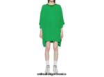 Onitsuka Tiger ropa 4P8D6N591 verde mujer mini vestido ws