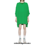 Onitsuka Tiger ropa 4P8D6N591 verde mujer mini vestido ws