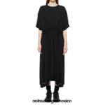 Onitsuka Tiger ropa 4P8D6N592 negro mujer vestido