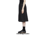 Onitsuka Tiger ropa 4P8D6N594 negro mujer falda - Image 3