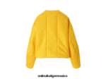 Onitsuka Tiger ropa 4P8D6N595 negro mujer chaqueta bomber - Image 3